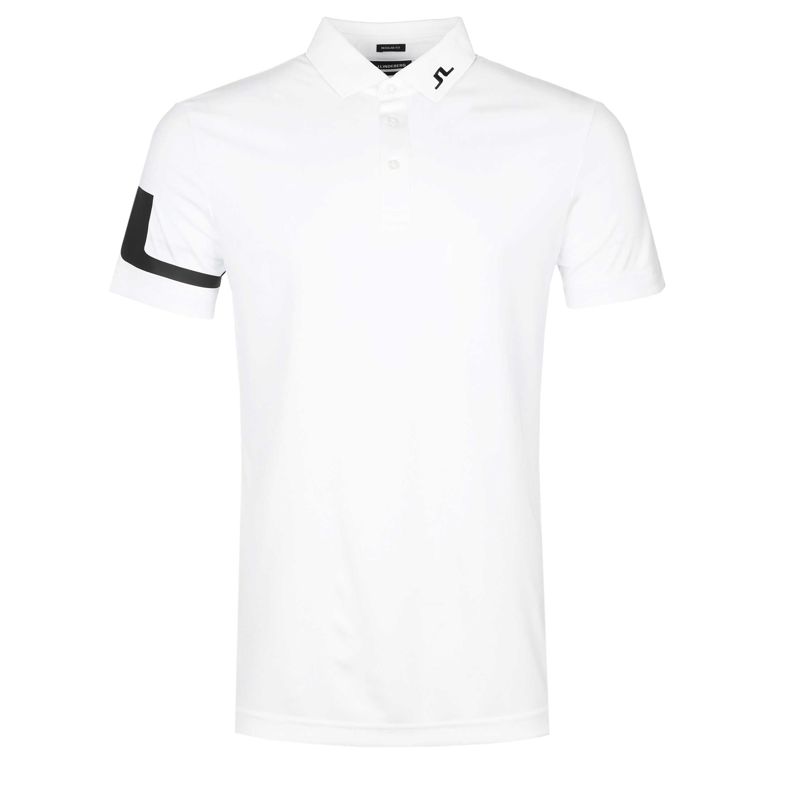 J.Lindeberg Heath Regular Fit Polo Shirt in White
