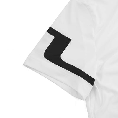 J.Lindeberg Heath Regular Fit Polo Shirt in White Logo