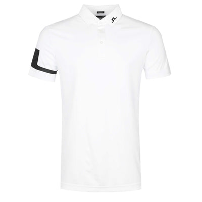 J.Lindeberg Heath Regular Fit Polo Shirt in White