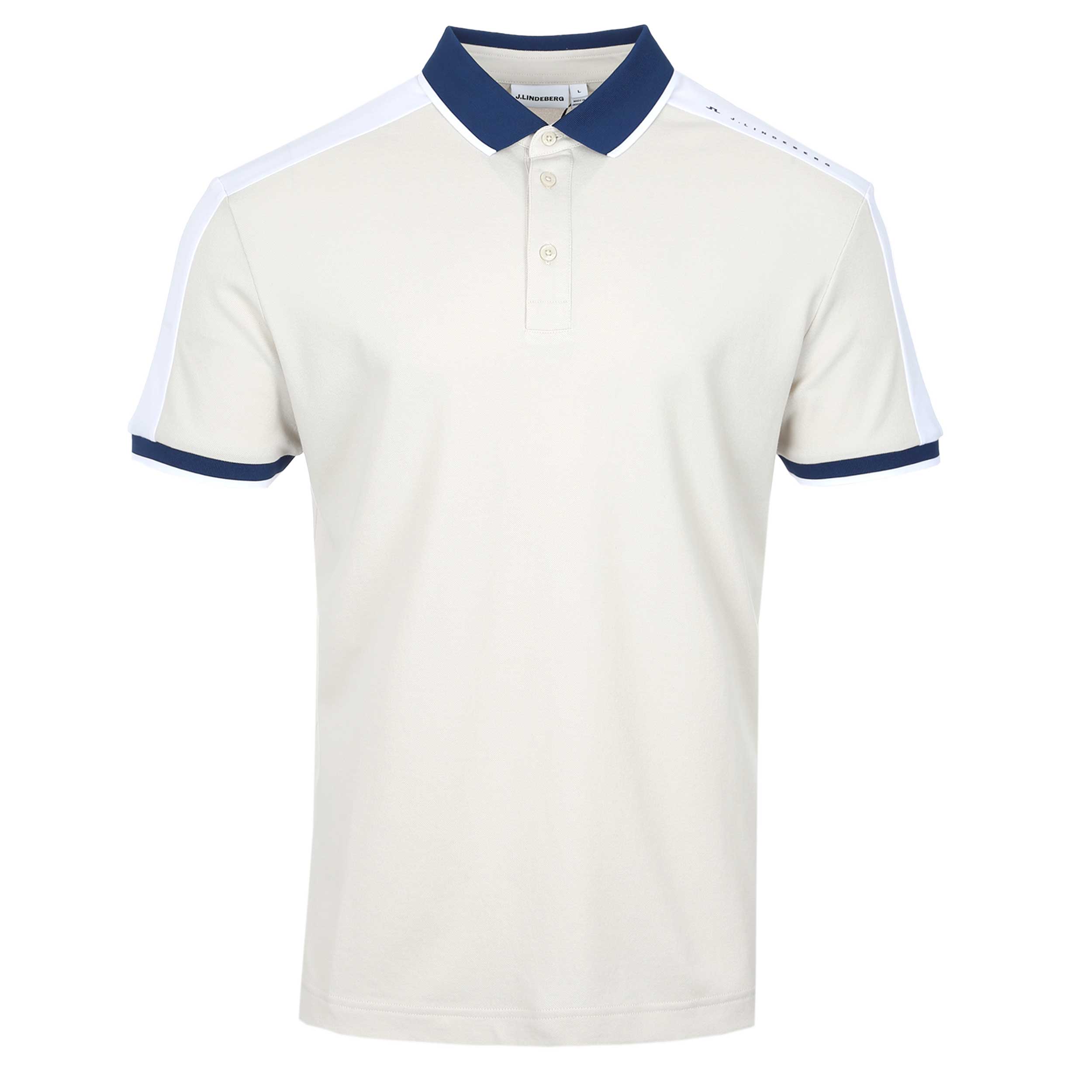J.Lindeberg Jace Polo Shirt in Moonbeam