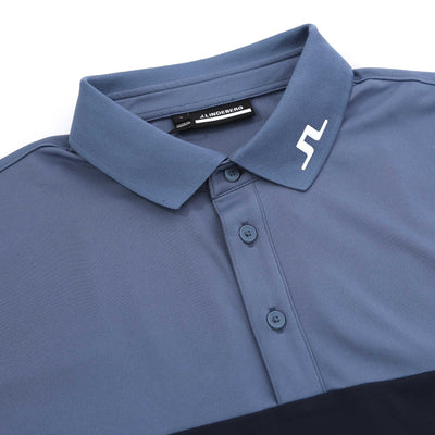 J.Lindeberg Jeff Polo Shirt in JL Navy Collar