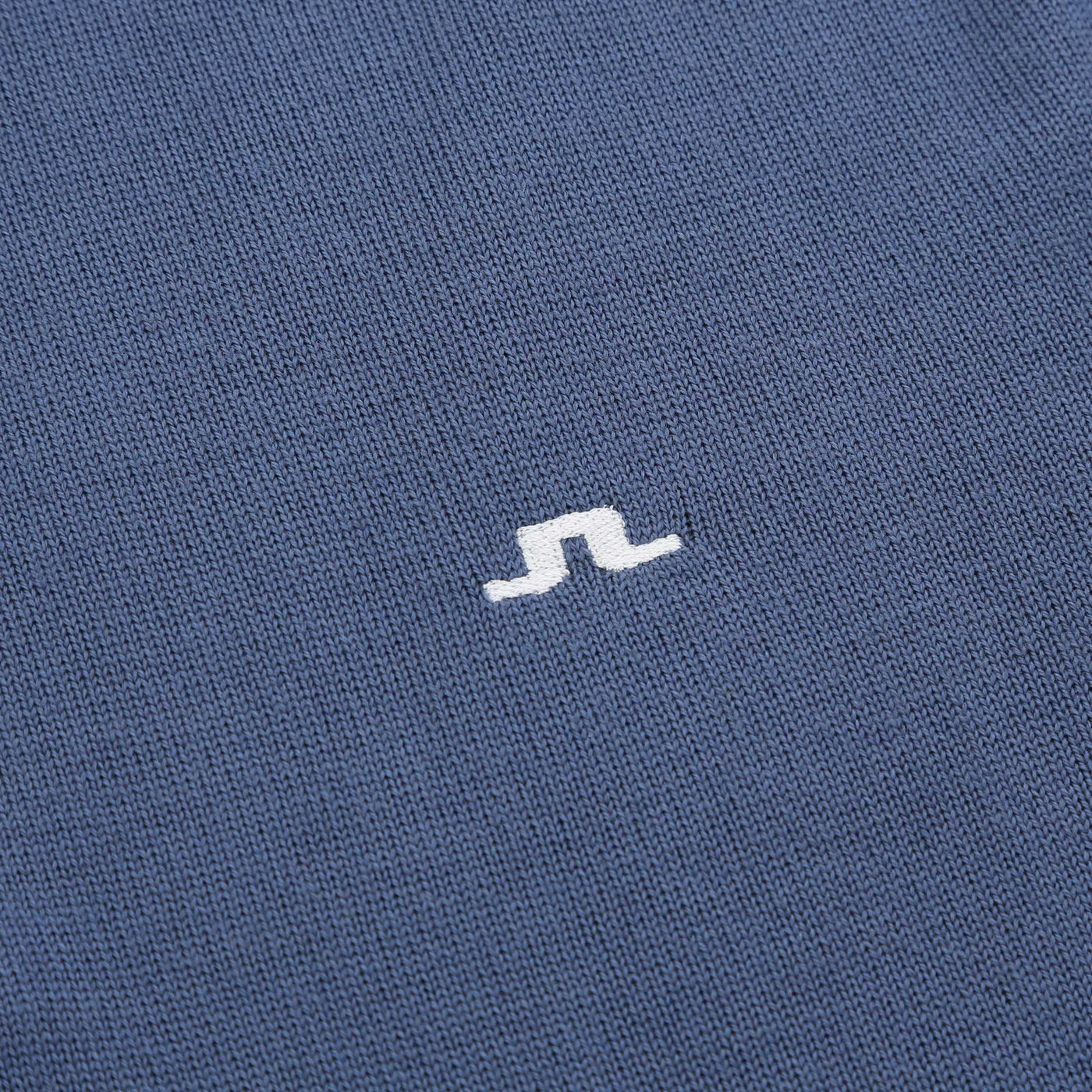 J.Lindeberg Kian Zipped Sweater in Vintage Indigo Logo
