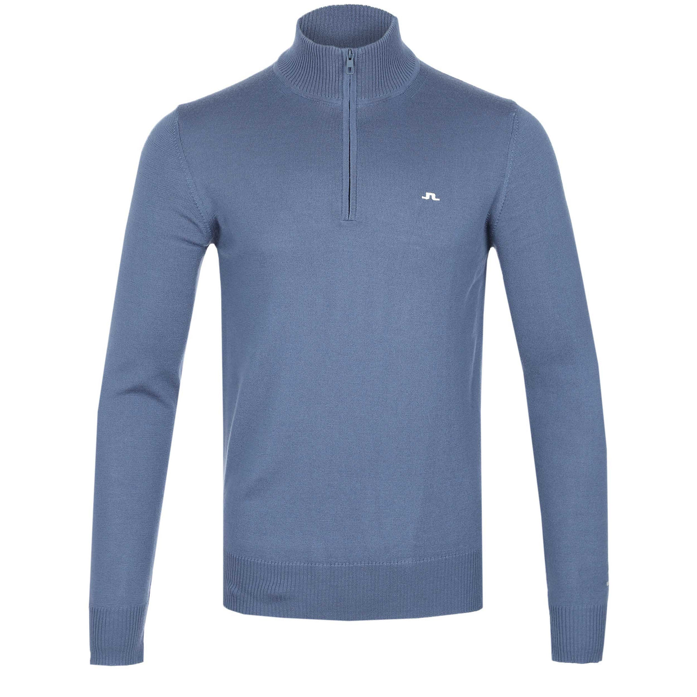 J.Lindeberg Kian Zipped Sweater in Vintage Indigo