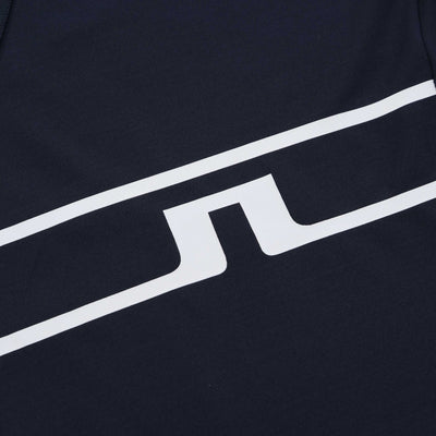 J.Lindeberg Klas Polo Shirt in JL Navy Logo