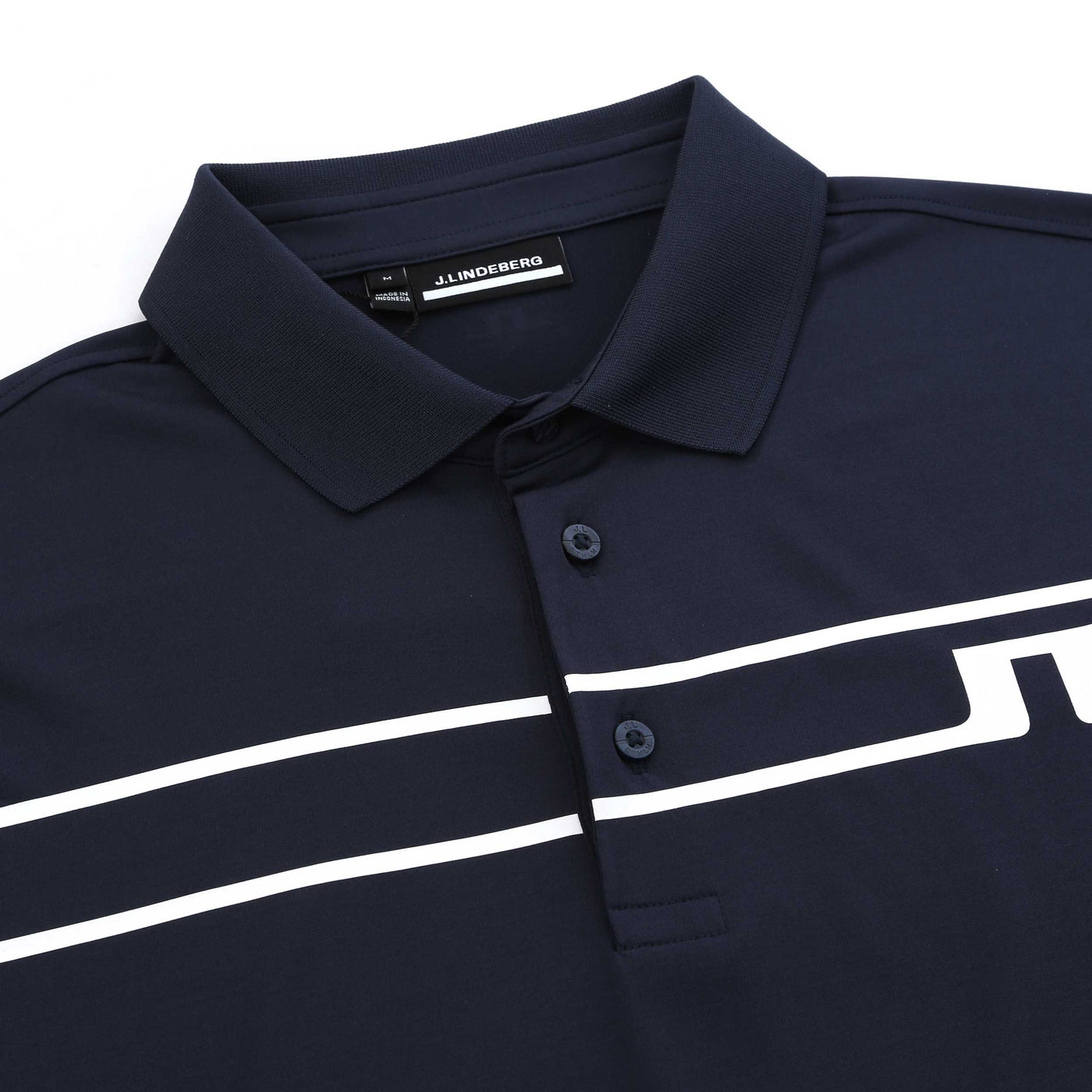 J.Lindeberg Klas Polo Shirt in JL Navy Placket