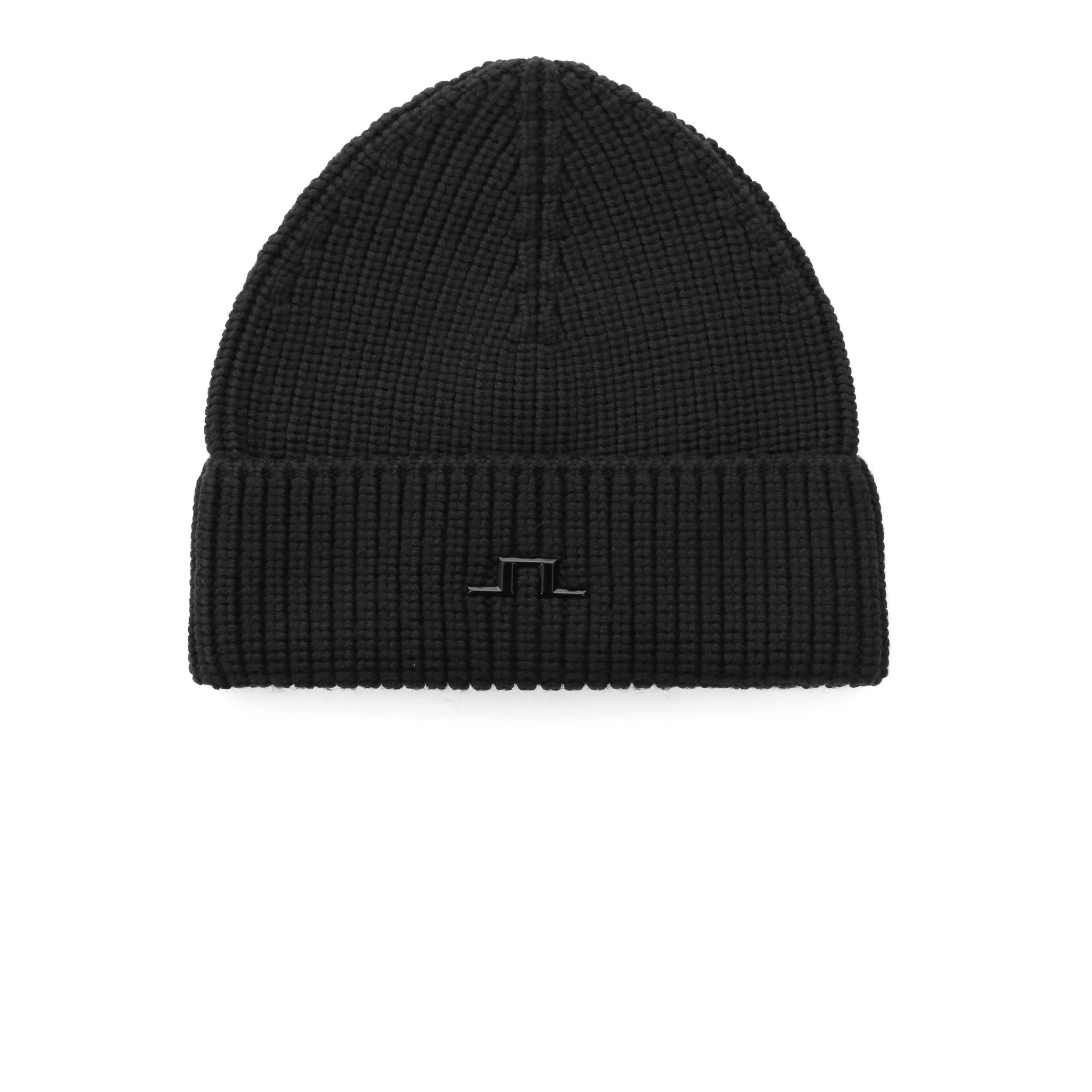 J.Lindeberg Merino Beanie Hat in Black