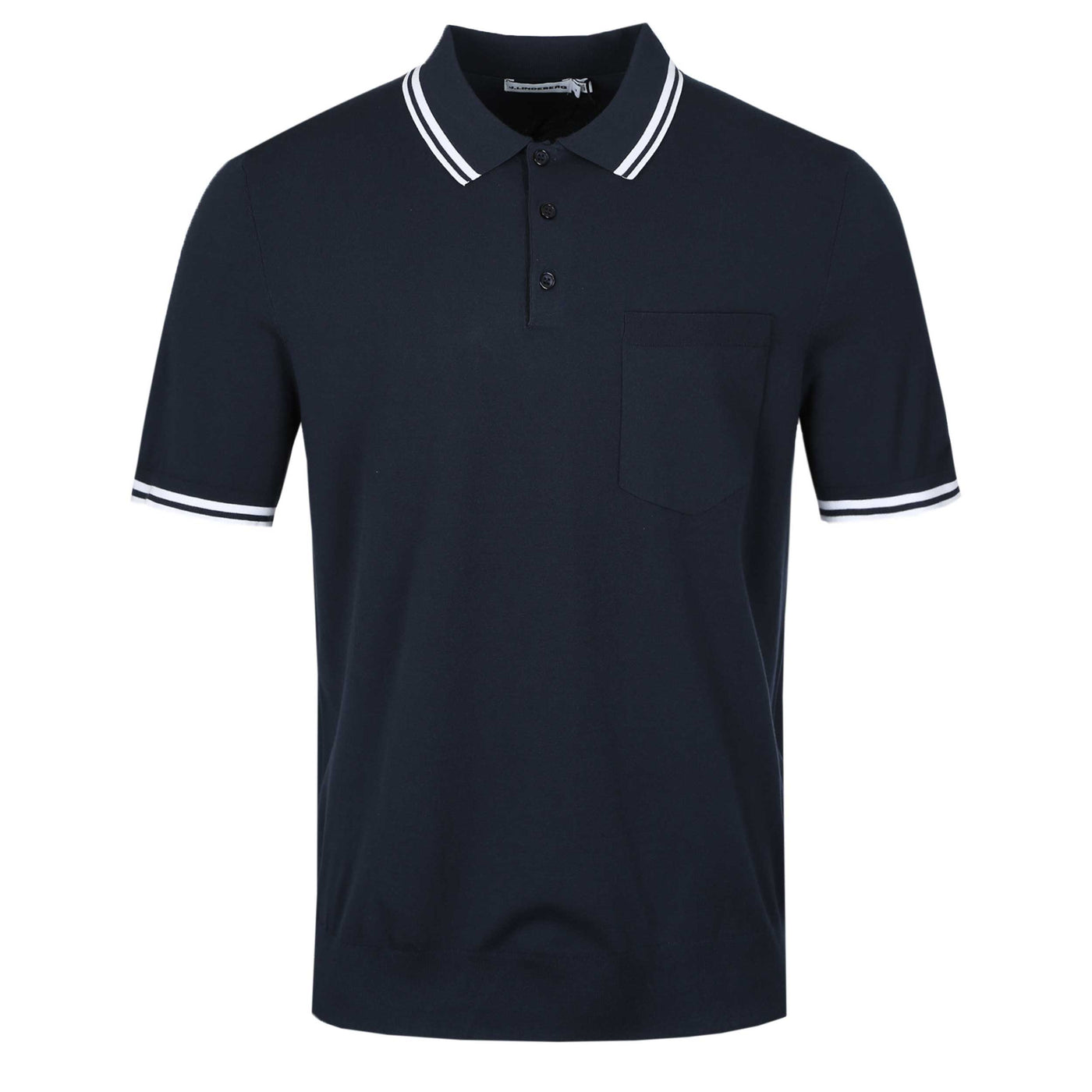 J.Lindeberg Ramon Knit SS Polo Shirt in JL Navy – Norton Barrie