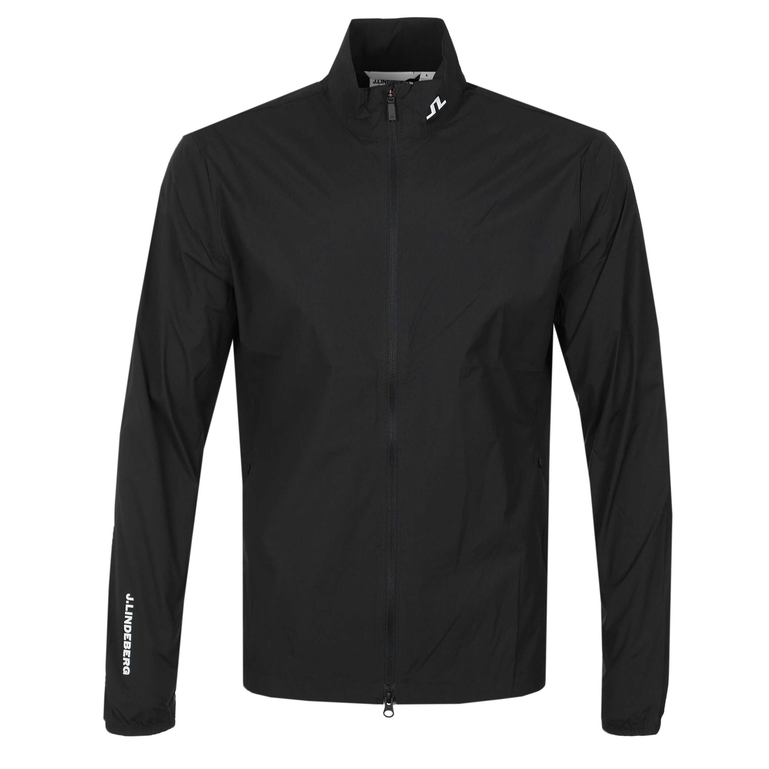 J.Lindeberg Tour Tech Packable Jacket in Black