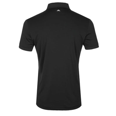 J.Lindeberg Tour Tech Regular Fit Polo Shirt in Black Back