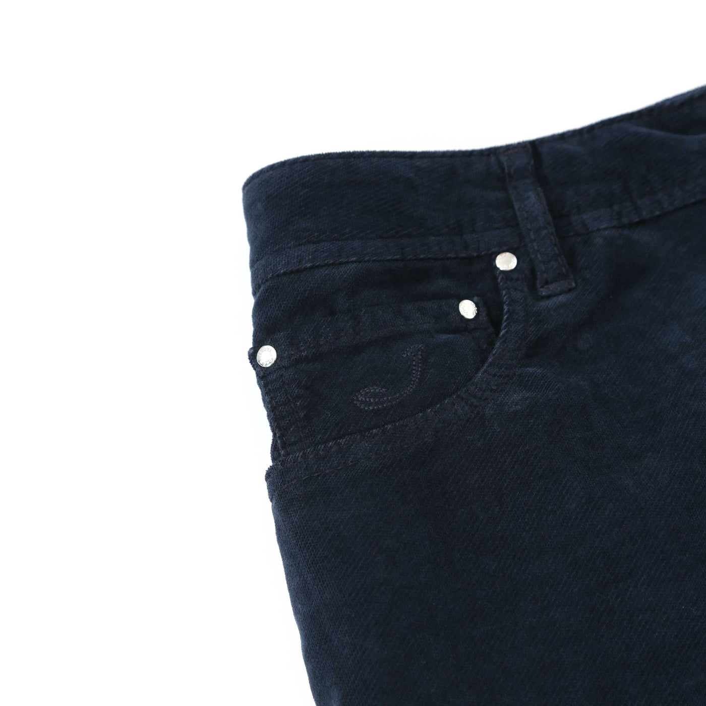 Jacob Cohen Bard Fast 5 Pocket Moleskin Jean in Navy Pocket