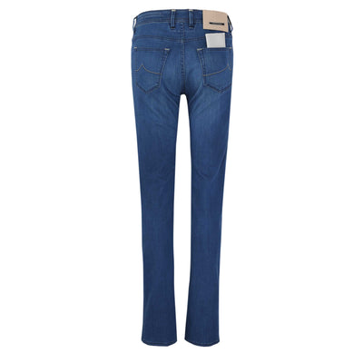 Jacob Cohen Bard Jean in Mid Blue Denim Back