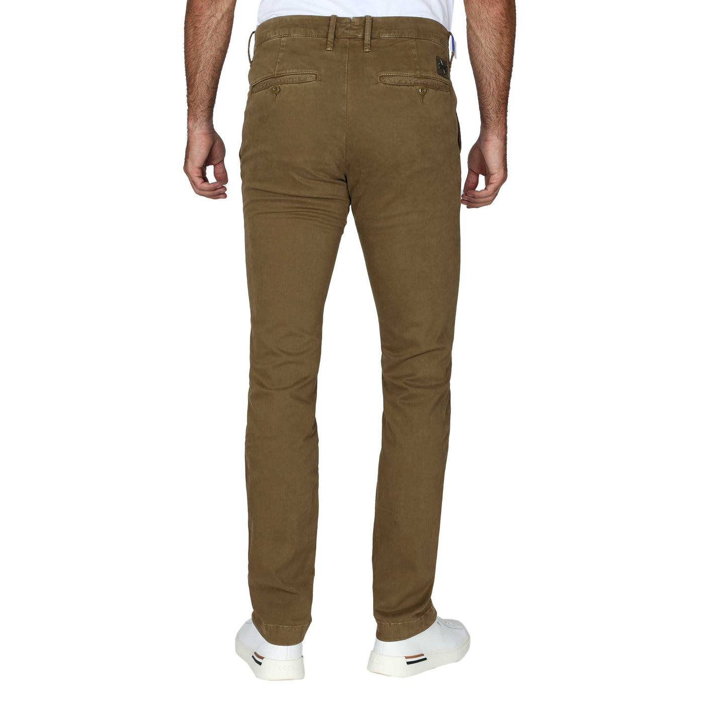 Jacob Cohen Bobby Chino in Caramel Brown Back