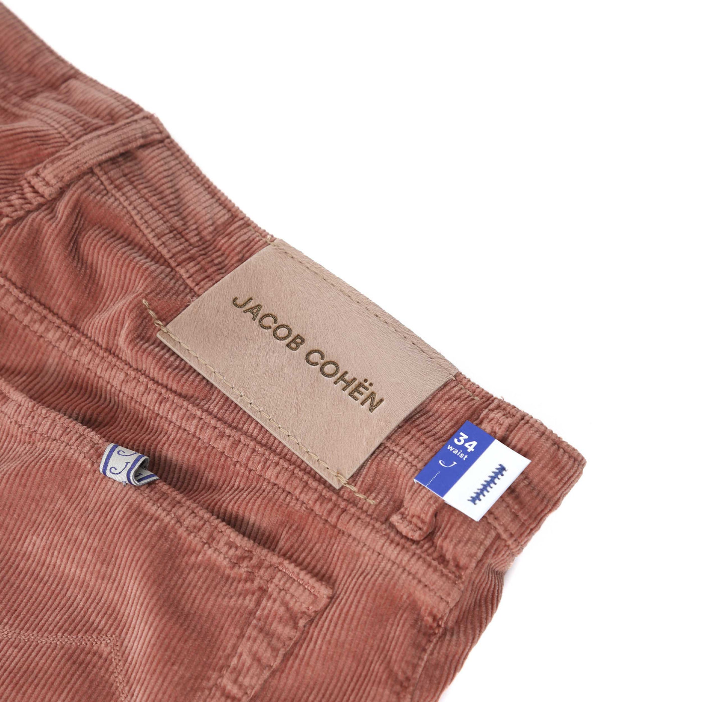 Jacob Cohen Nick Cord in Dusty Pink Logo