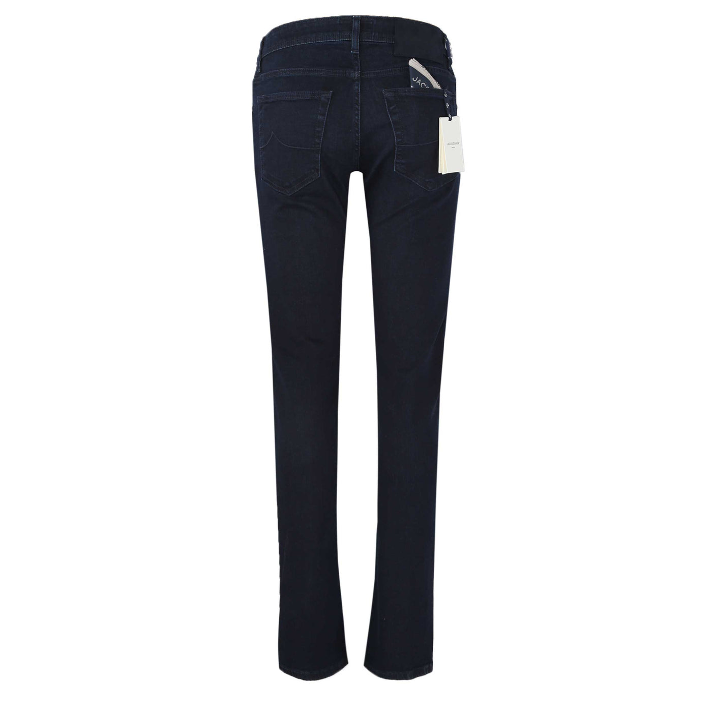 Jacob Cohen Nick Navy Blue Badge Jean in Dark Blue Denim Back