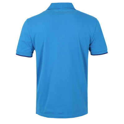 Jacob Cohen Tipped Polo Shirt in Blue Back