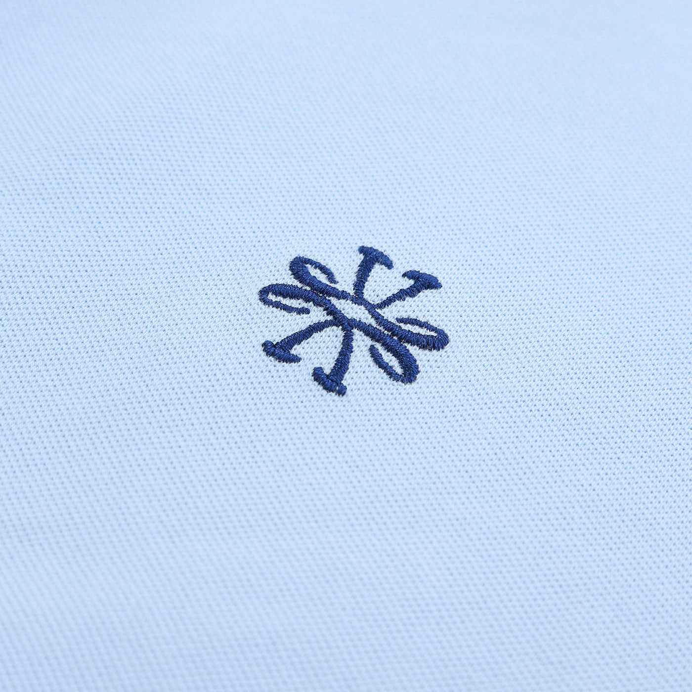 Jacob Cohen Tipped Polo Shirt in Sky Blue LogoJacob Cohen Tipped Polo Shirt in Sky Blue Logo