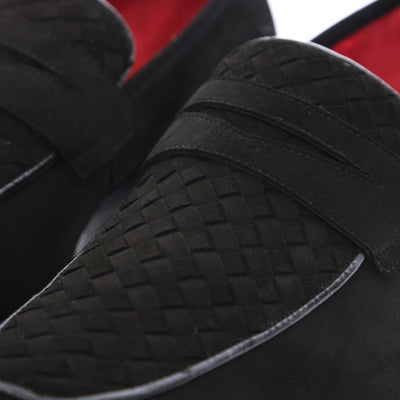 Jeffery West Soprano Shoe in Black Suede Detail