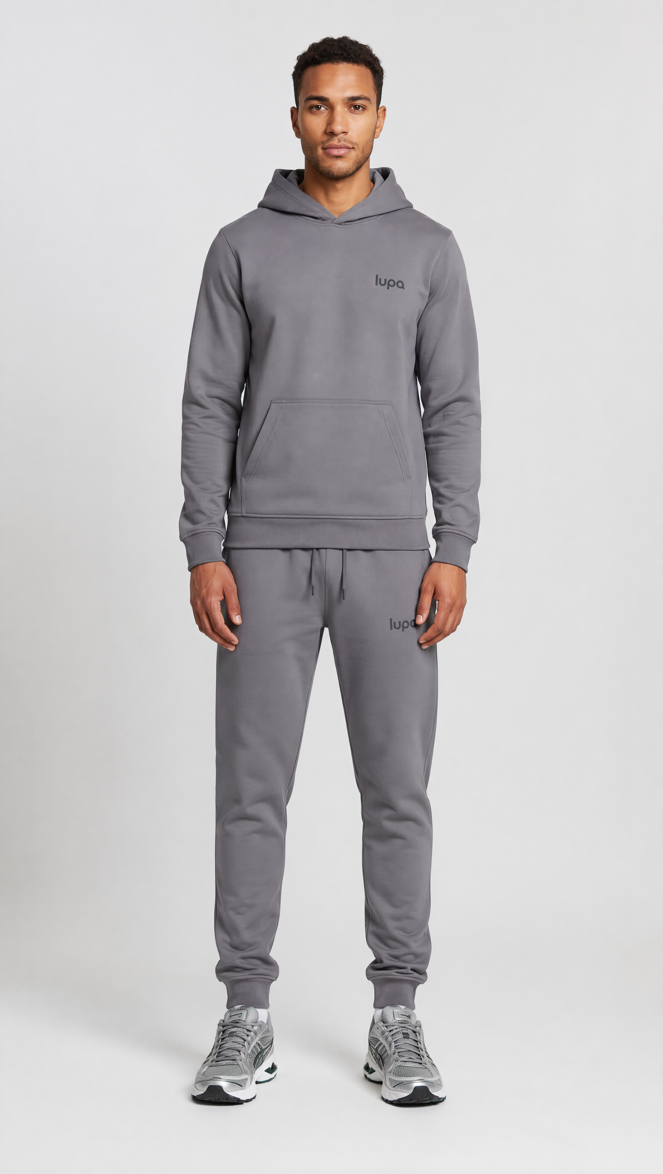 Lupa Santiago Tech Fleece Pant Sweatpant in Mid Grey