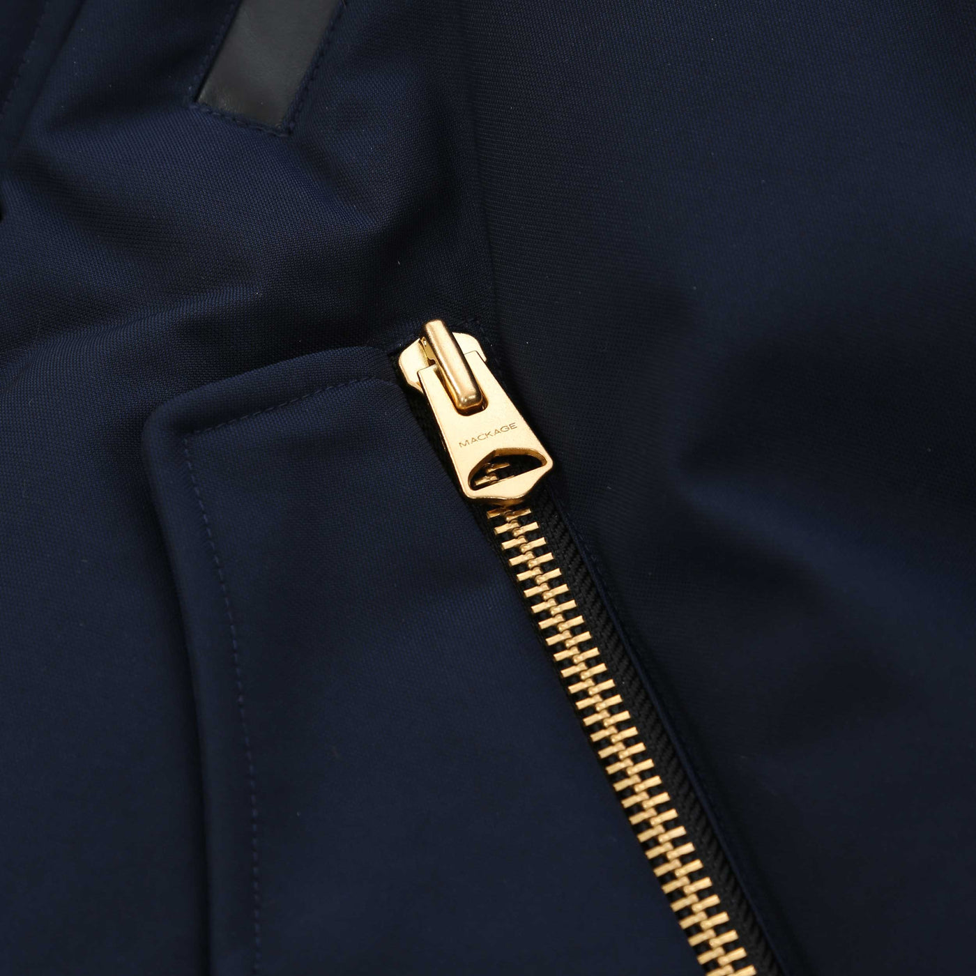 Mackage Dixon F Jacket in Navy Zip 2