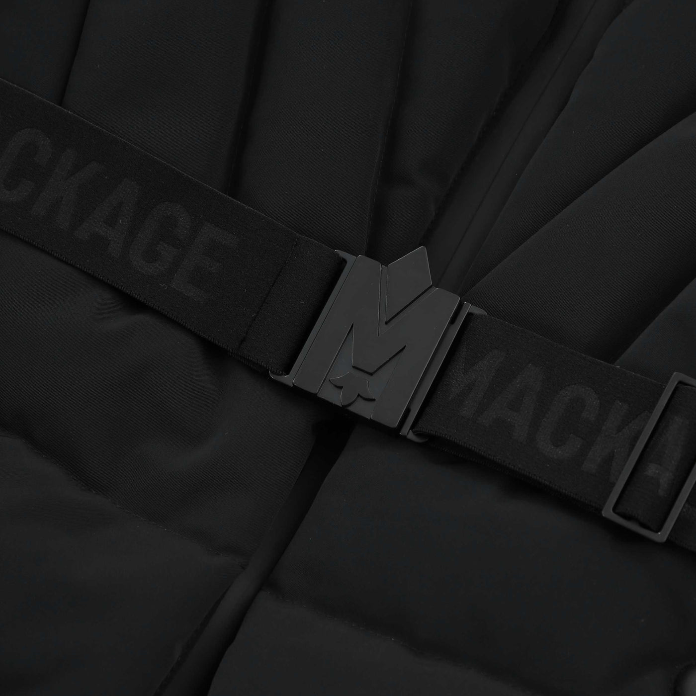 Mackage Elita Ladies Jacket in Black Belt Logo