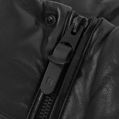  Mackage Jeremy Leather Jacket in Black Zip Pull