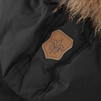Mackage LeeLee T Kids Jacket in Black Hood Logo