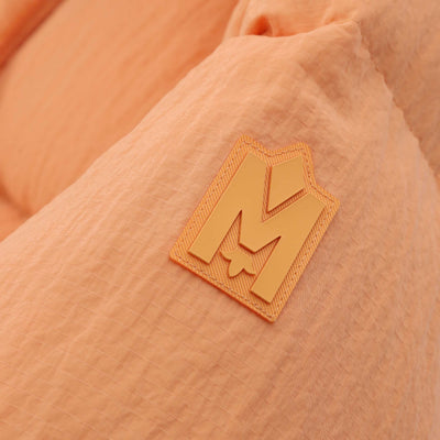 Mackage Leone Ladies Jacket in Smoke Orange Logo Badge