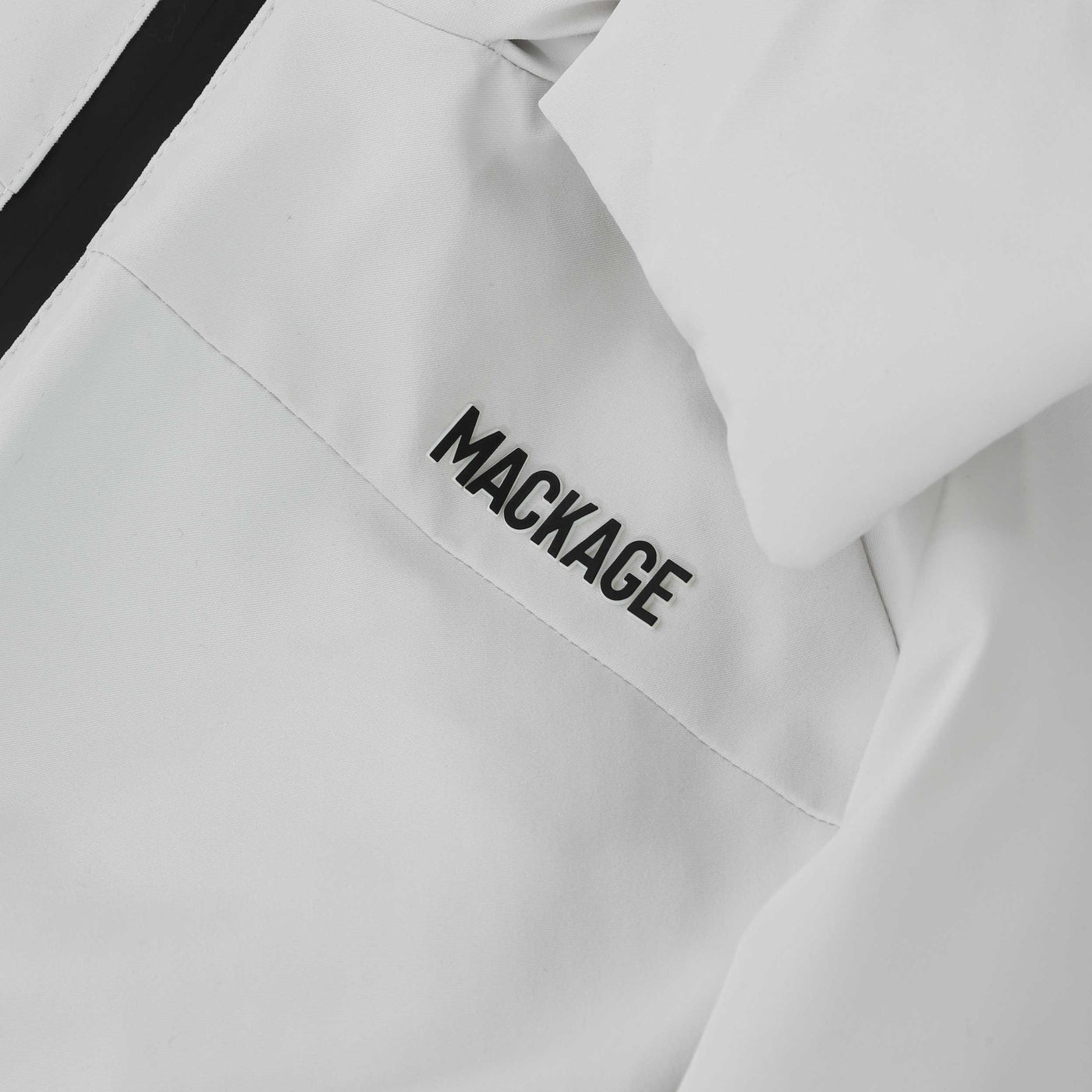 Mackage Moon Kids Jacket in Porcelain Grey Logo