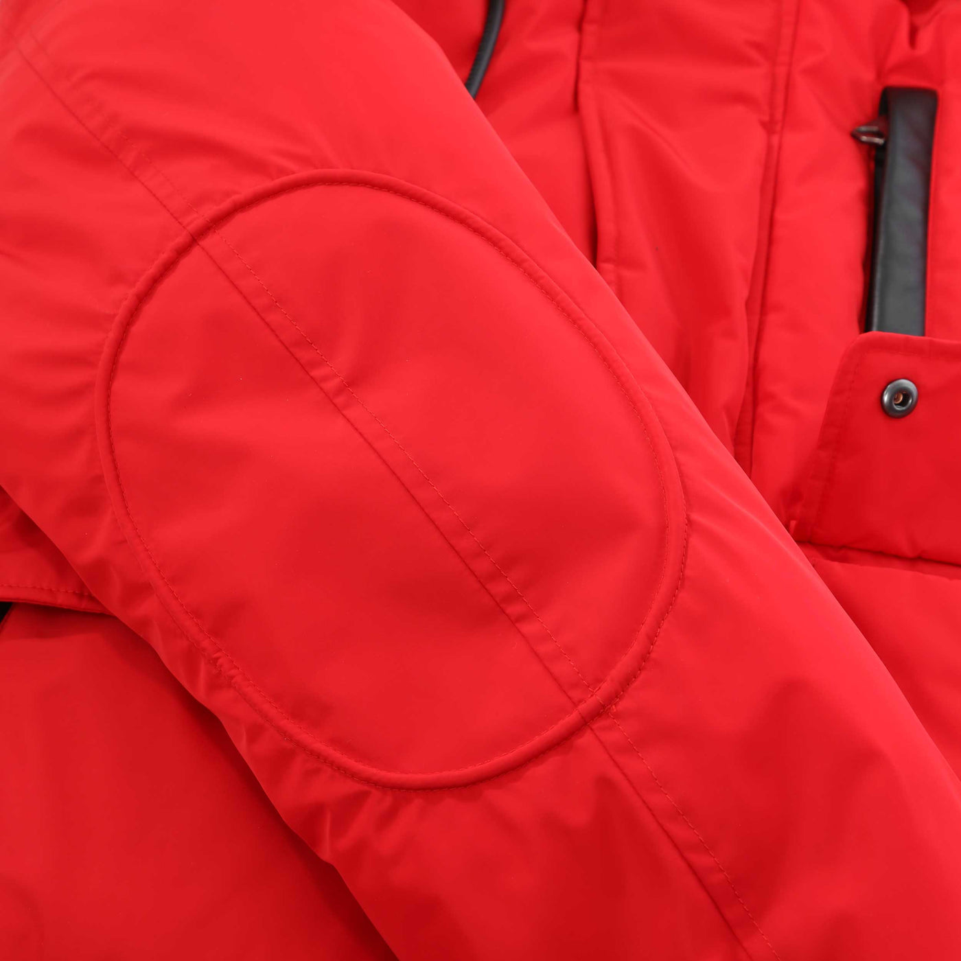 Mackage Nathan FR Jacket in Red Elbow Patch