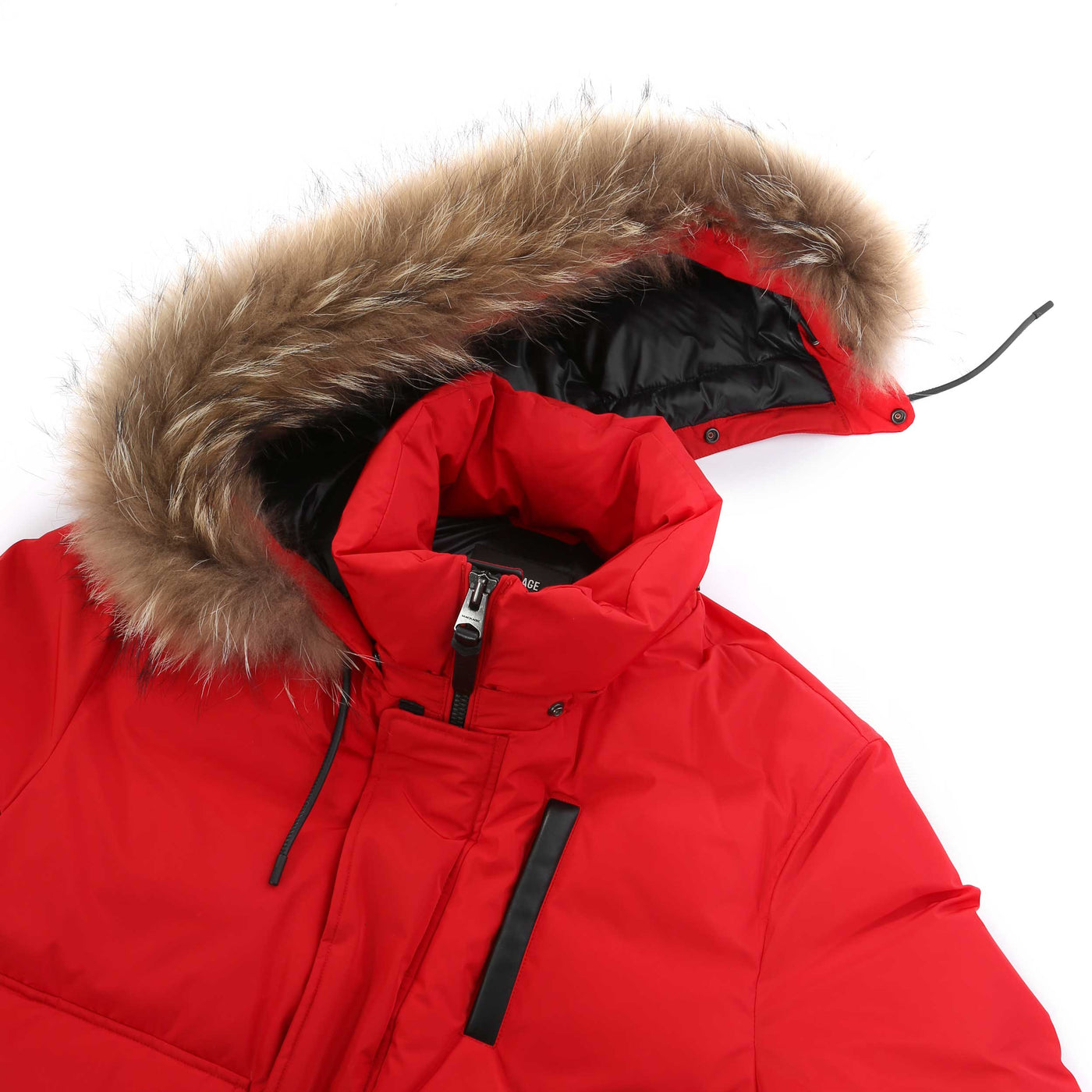 Mackage Nathan FR Jacket in Red Hood Detached