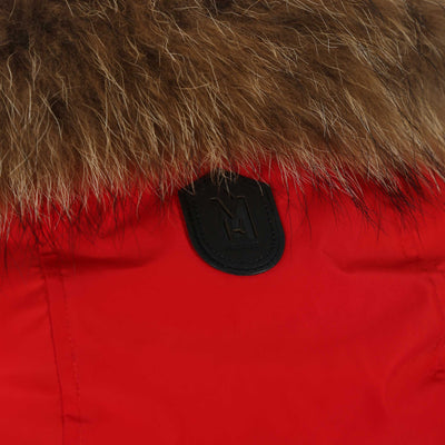 Mackage Nathan FR Jacket in Red Hood Logo