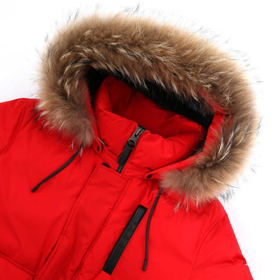 Mackage Nathan FR Jacket in Red Hood