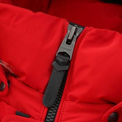 Mackage Nathan FR Jacket in Red Zip