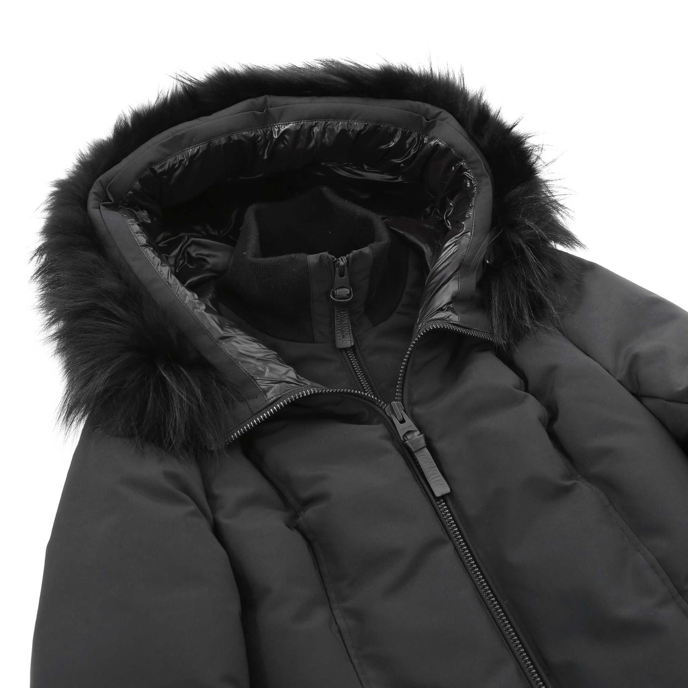 Mackage Romane Ladies Jacket in Black Hood