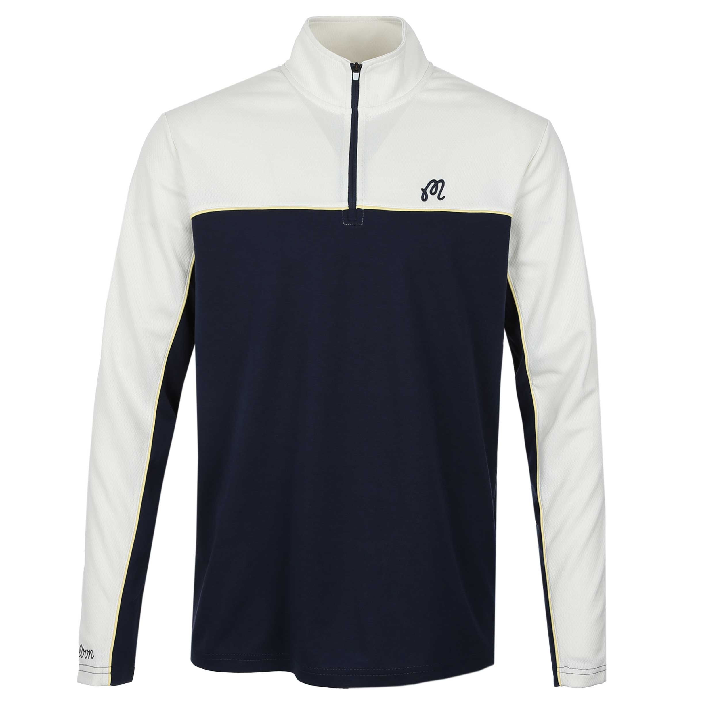 Malbon Aurora Mid Layer in Navy