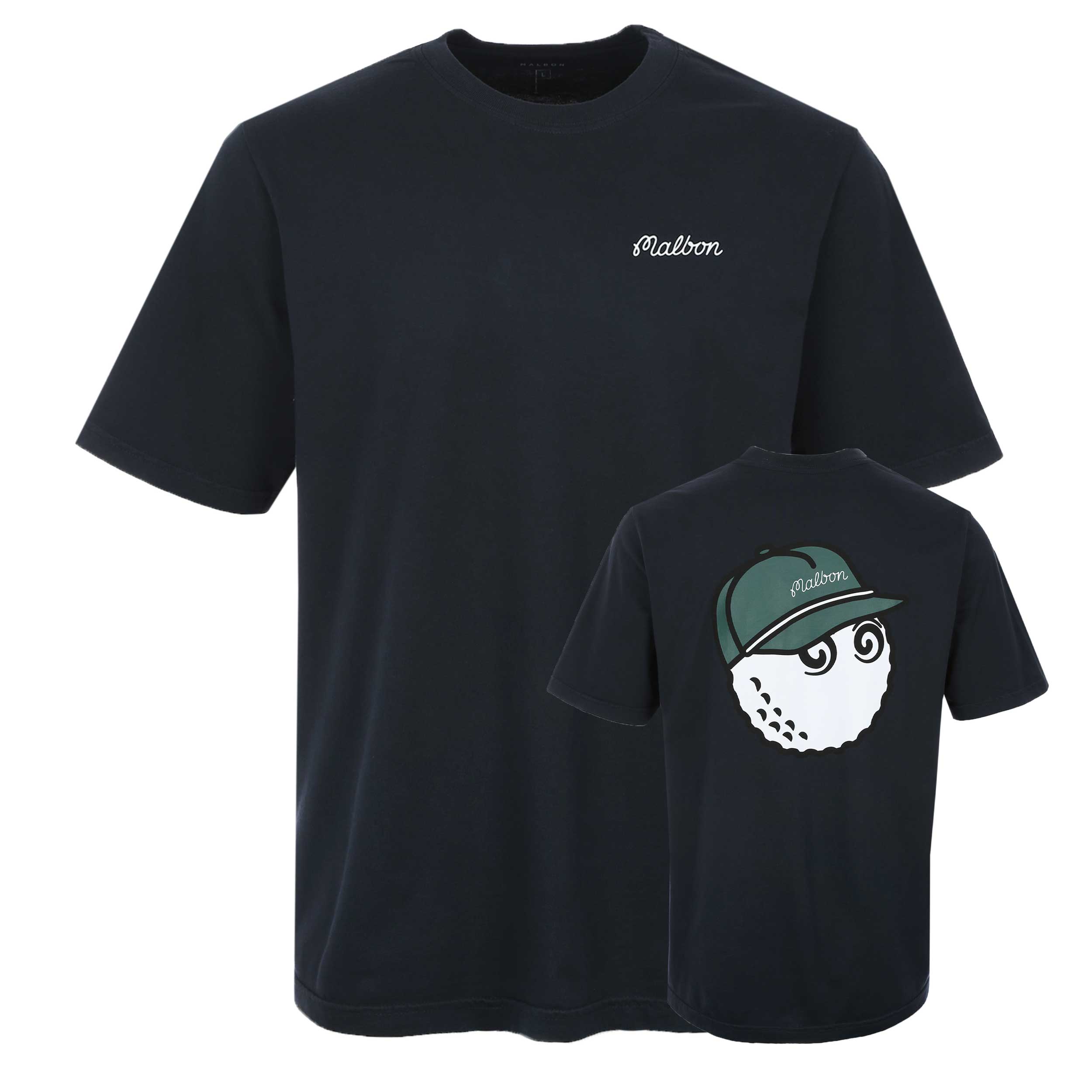 Malbon Bermuda Baldwin T-Shirt in Navy