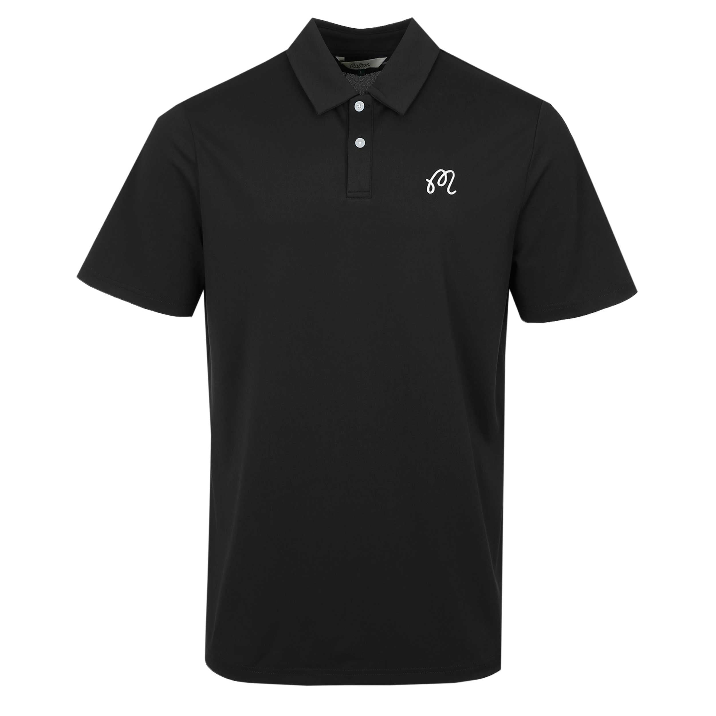 Malbon Fairway Polo Shirt in Black