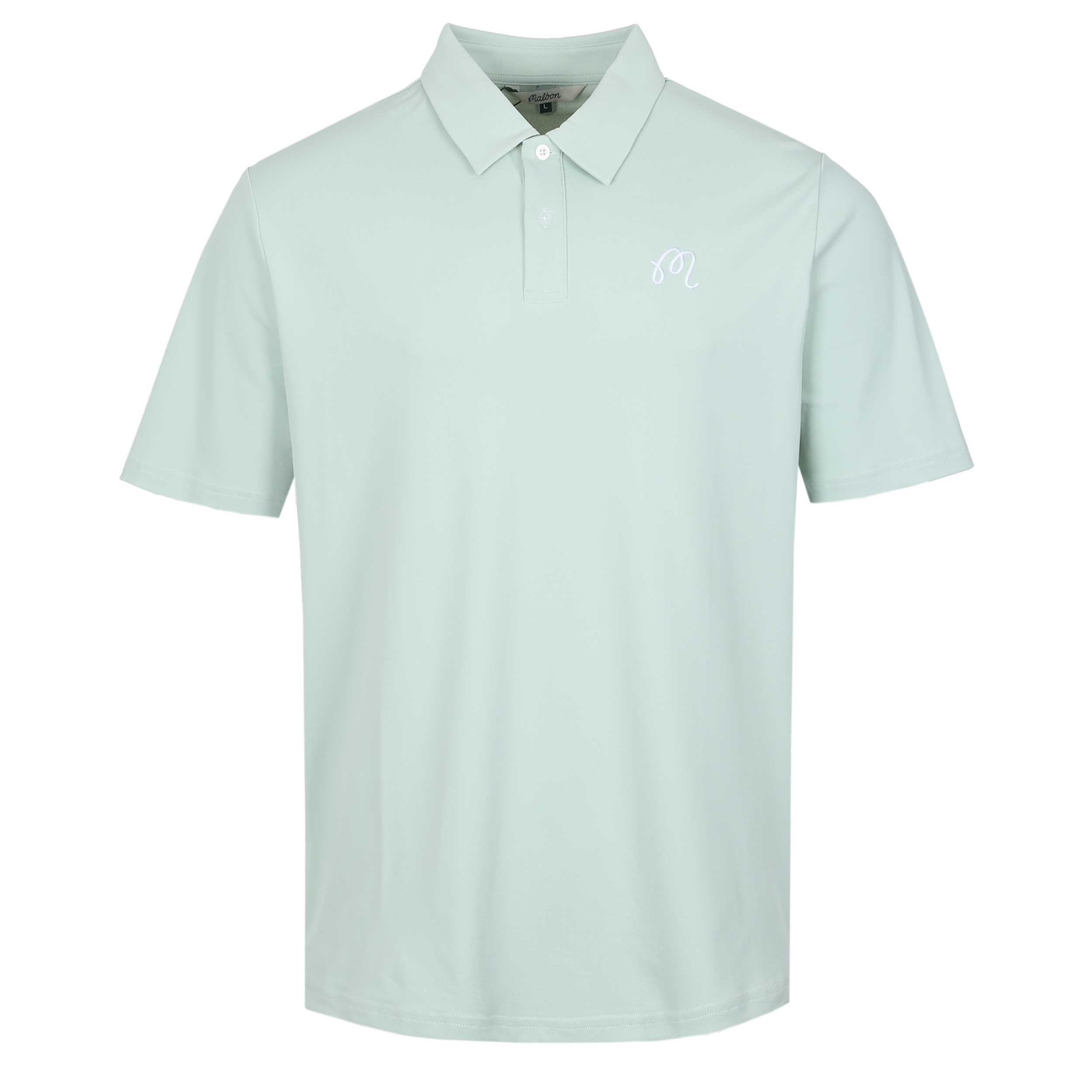 Malbon Fairway Polo Shirt in Surf Spray