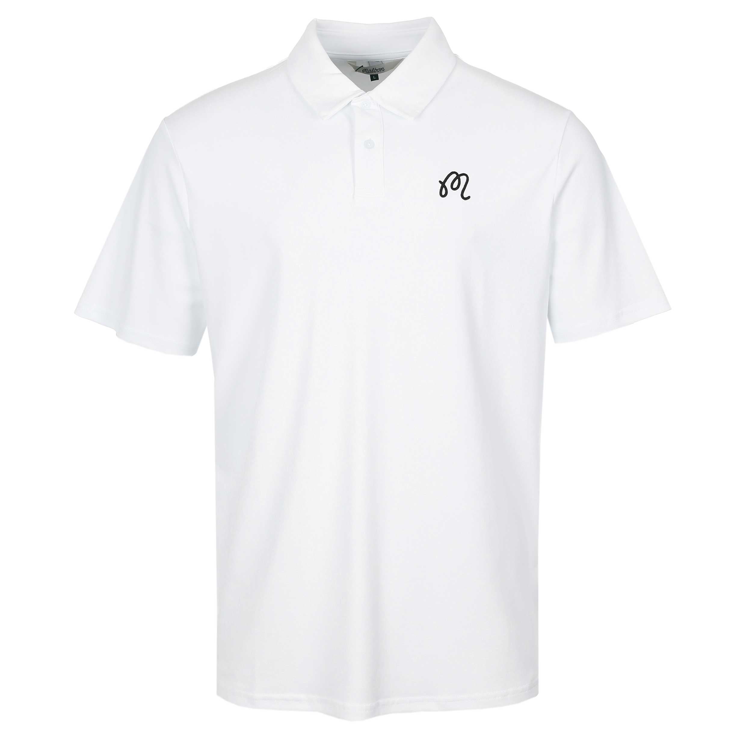 Malbon Fairway Polo Shirt in White