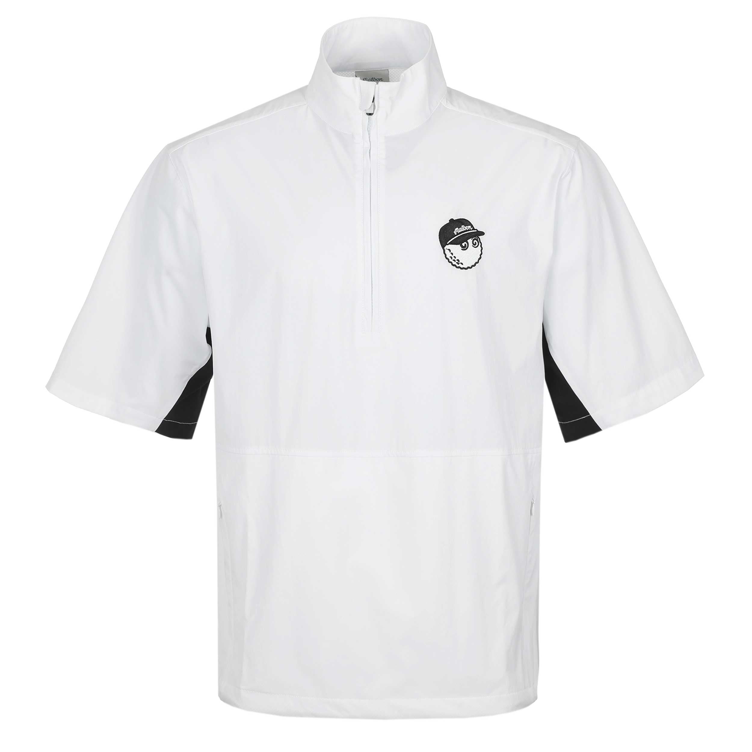 Malbon Pine Windshirt in White