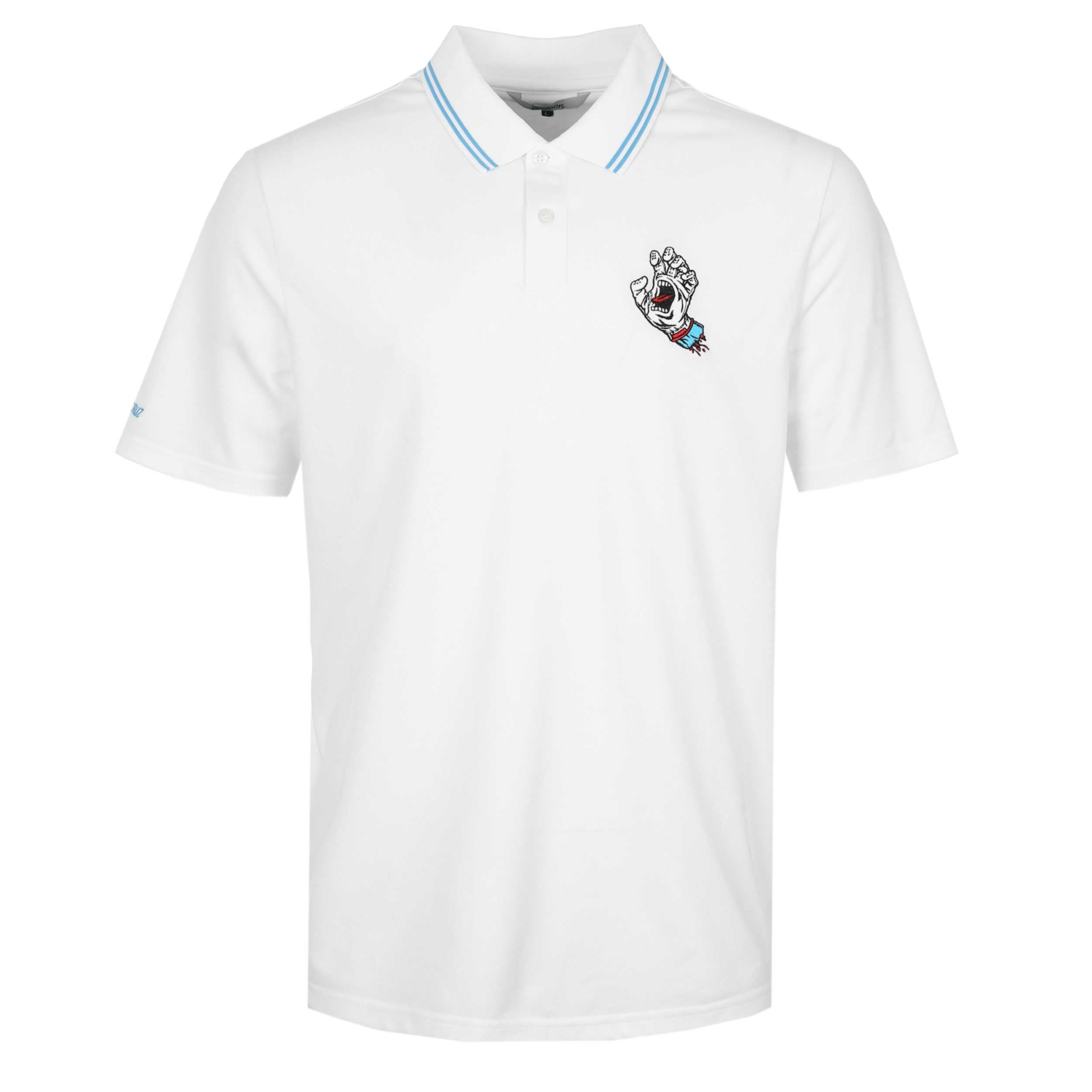 Malbon Santa Cruz Polo Shirt in White
