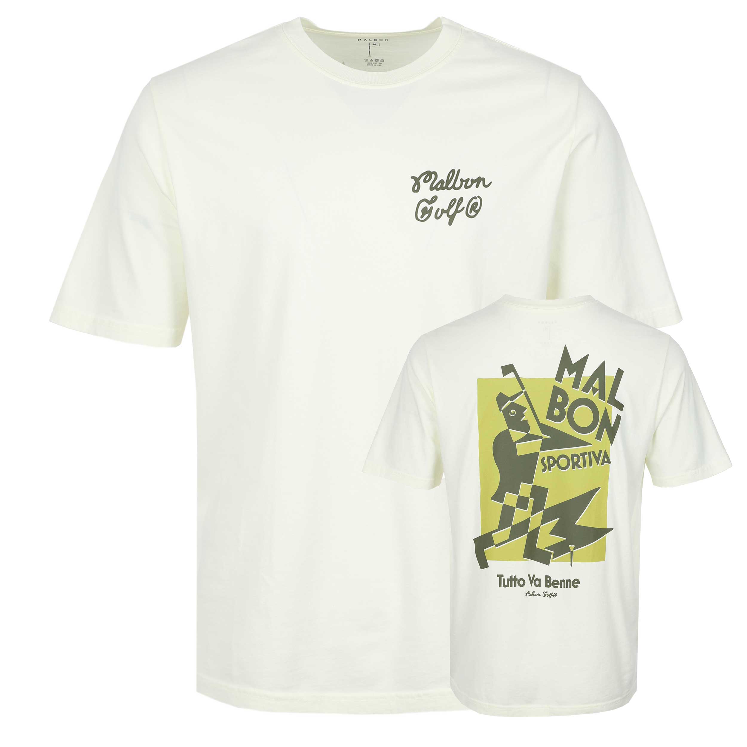 Malbon Sportiva T-Shirt in Cream