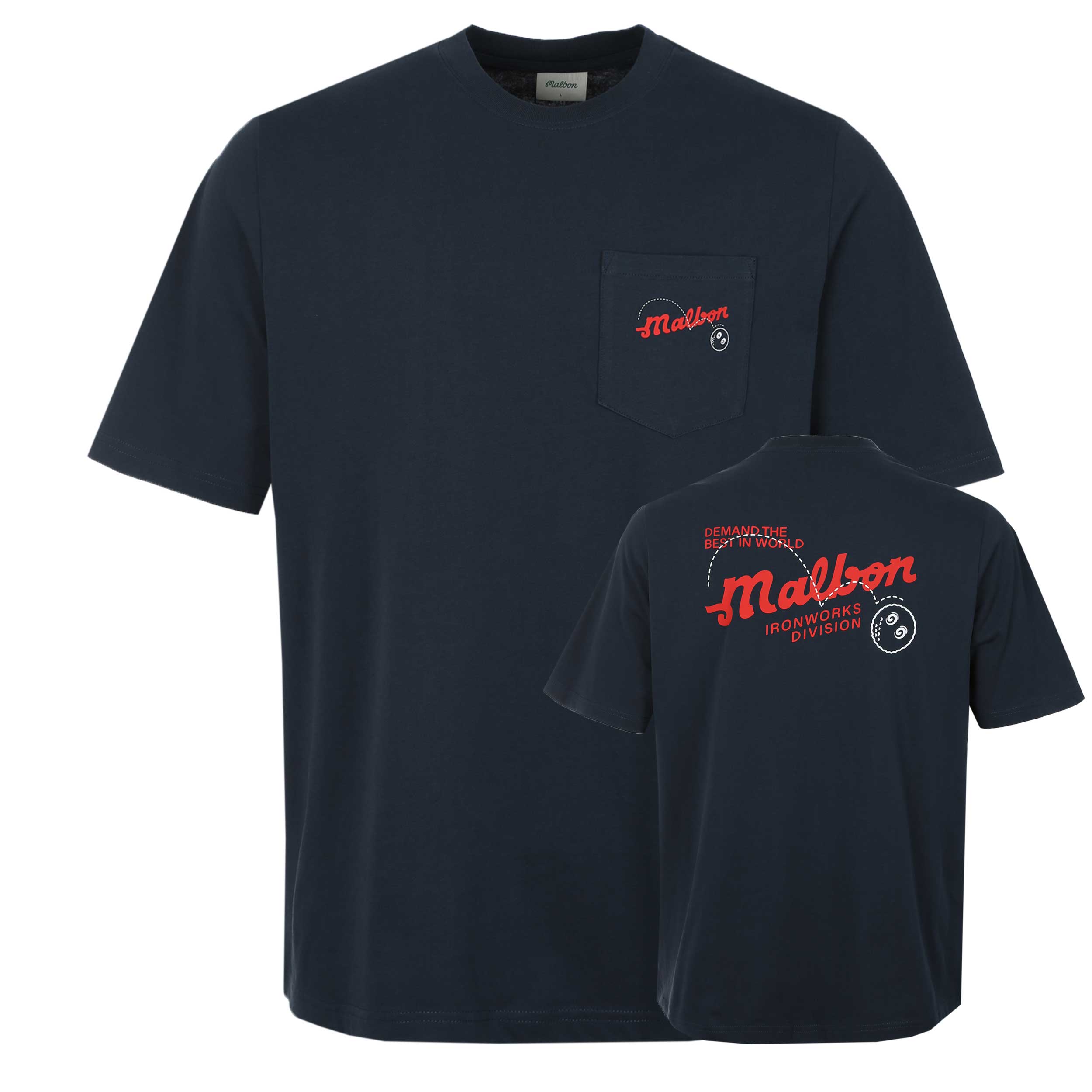 Malbon Vista Demand T-Shirt in Blueberry