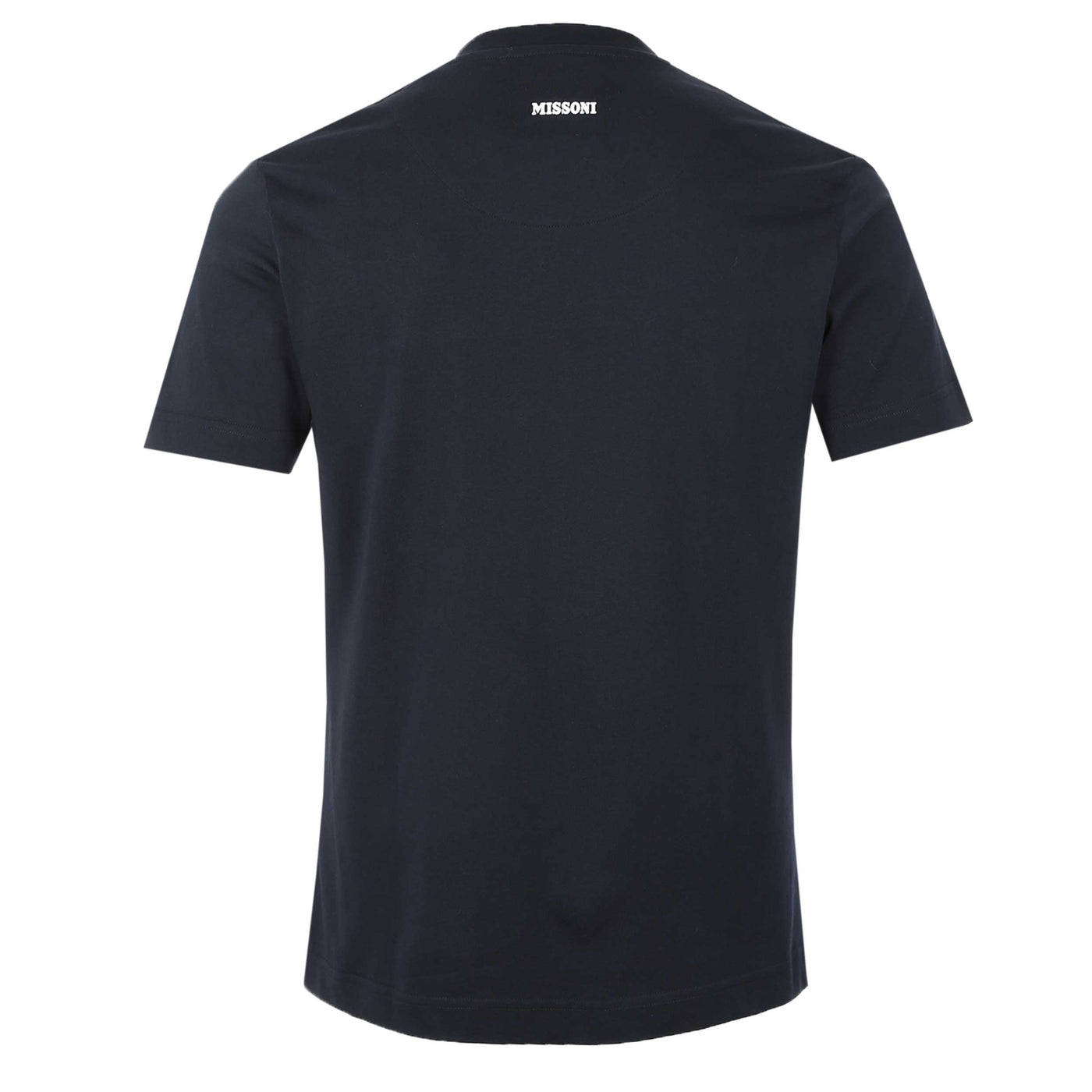 Missoni Chevron Print T-Shirt in Navy Back