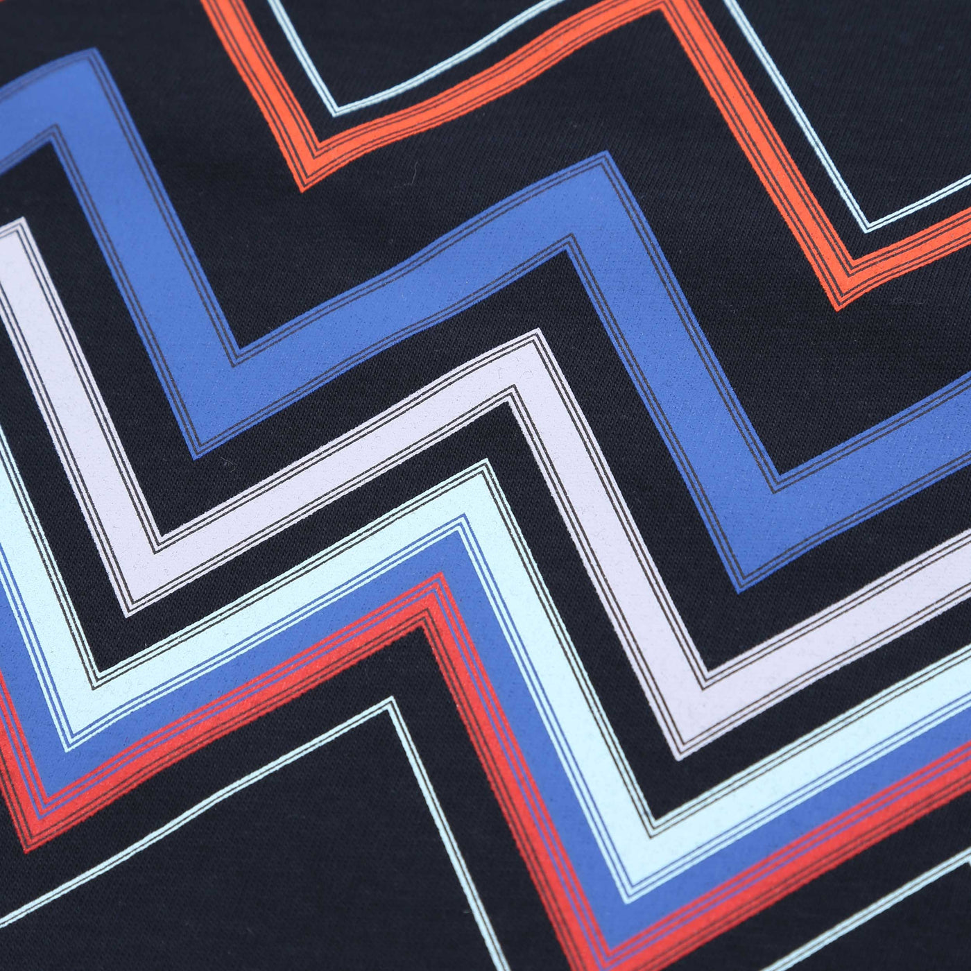 Missoni Chevron Print T-Shirt in Navy Print