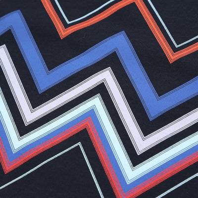Missoni Chevron Print T-Shirt in Navy Print