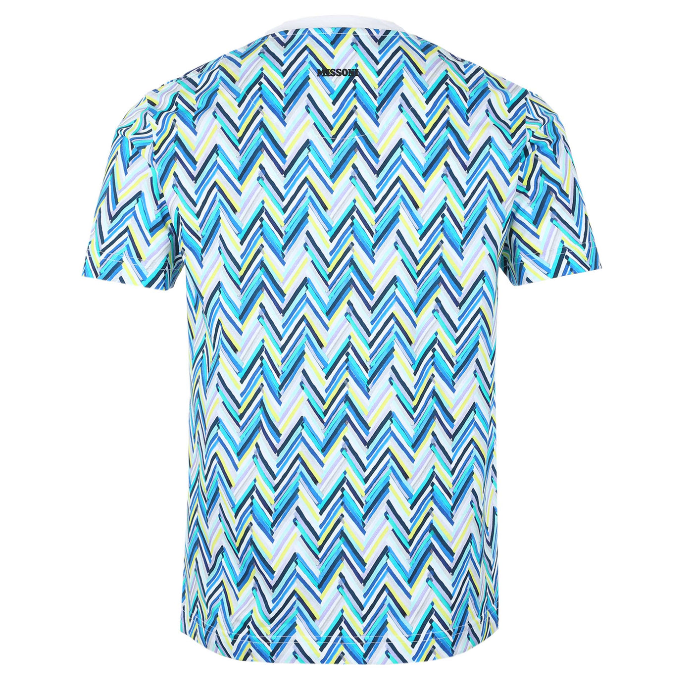 Missoni Chevron T-Shirt in Blue Green Back