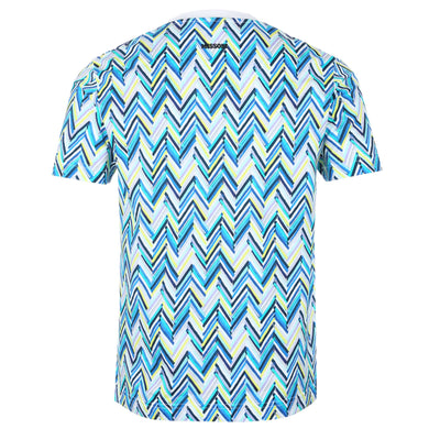 Missoni Chevron T-Shirt in Blue Green Back