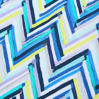 Missoni Chevron T-Shirt in Blue Green Print