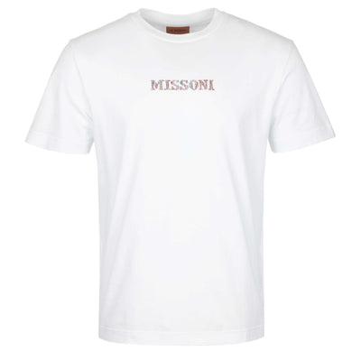 Missoni Embroidered Logo T-Shirt in White